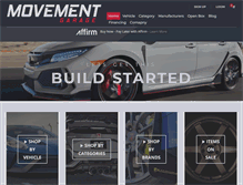 Tablet Screenshot of movementgarage.com